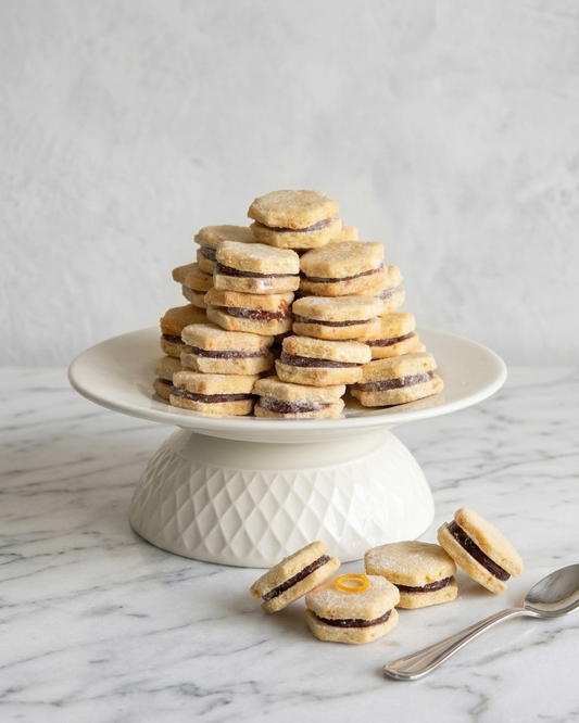 Guava Shortbread Cookies