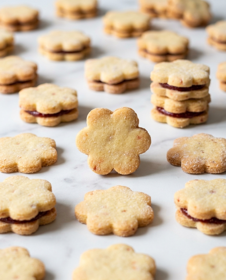 Goiabinhas | Guava Shortbread Cookies