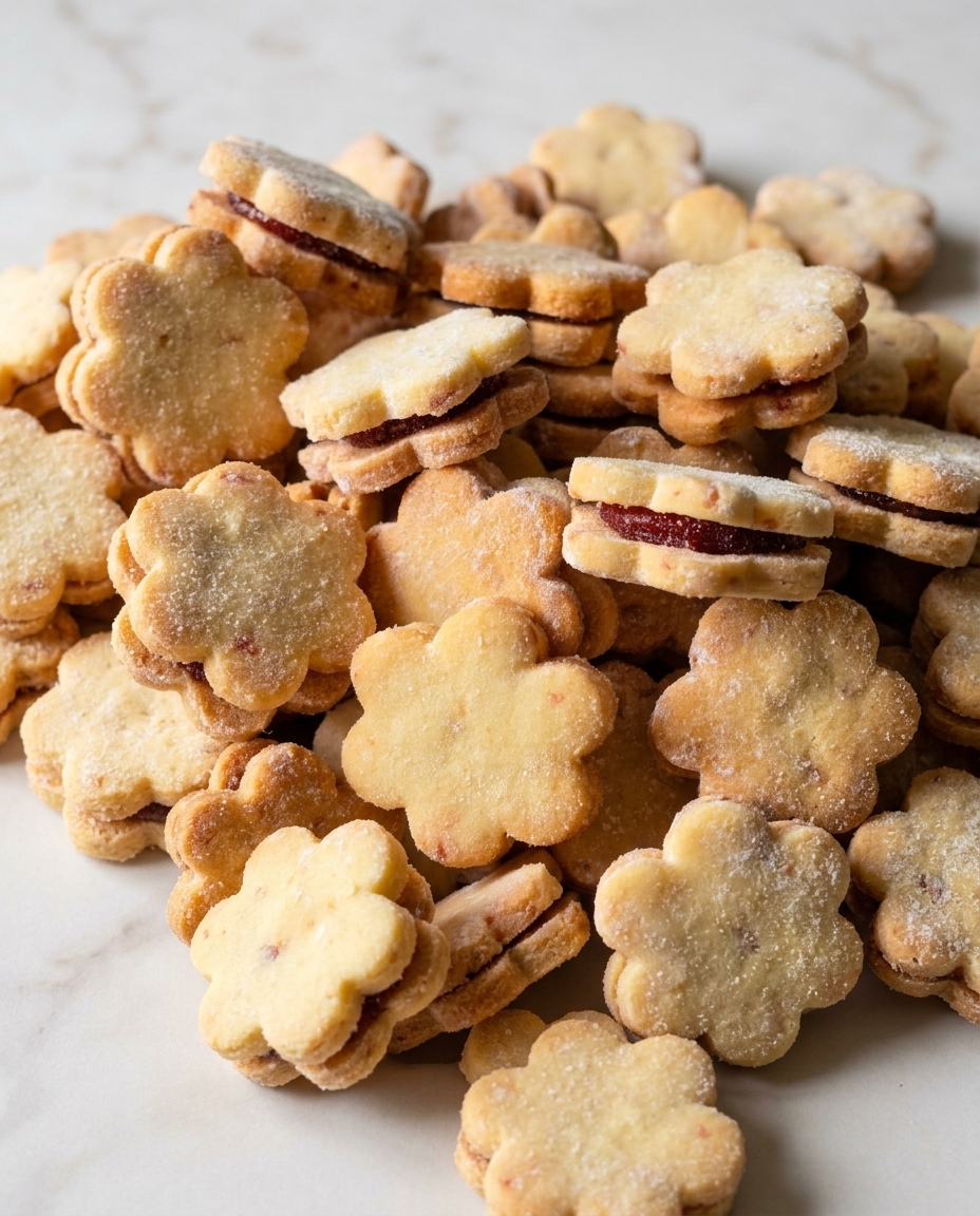 Goiabinhas | Guava Shortbread Cookies