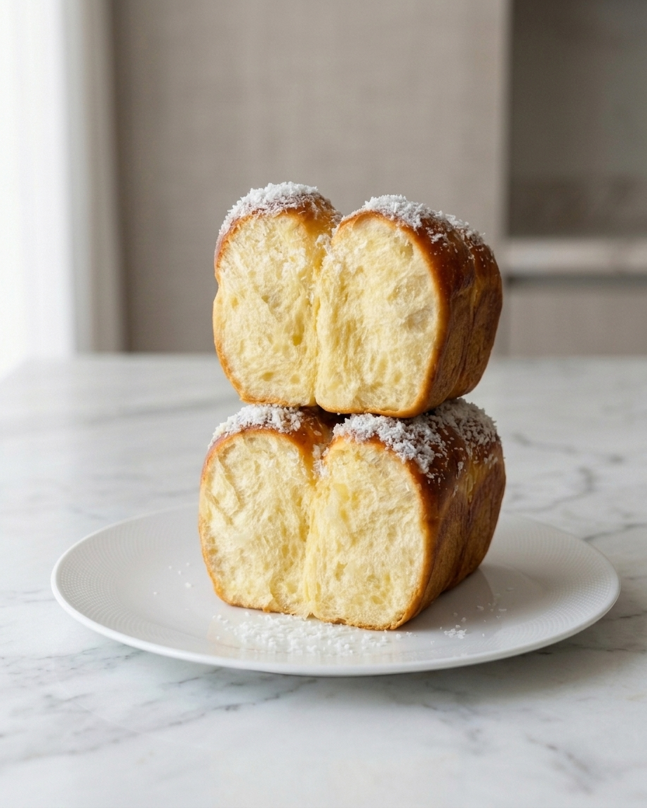 Brioche de Beijinho | Coconut Brioche with Beijinho